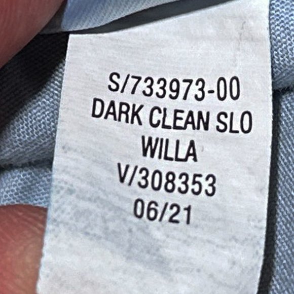 Old Navy Button Fly High Rise Slouchy Straight Secret Slim Pockets Size 18P - Picture 10 of 14